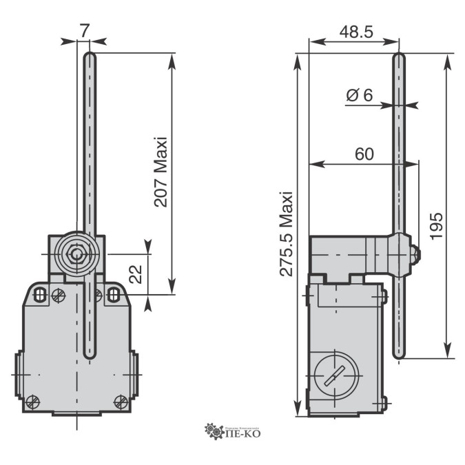 Кінцевий вимикач Comepi BM5M72Z11