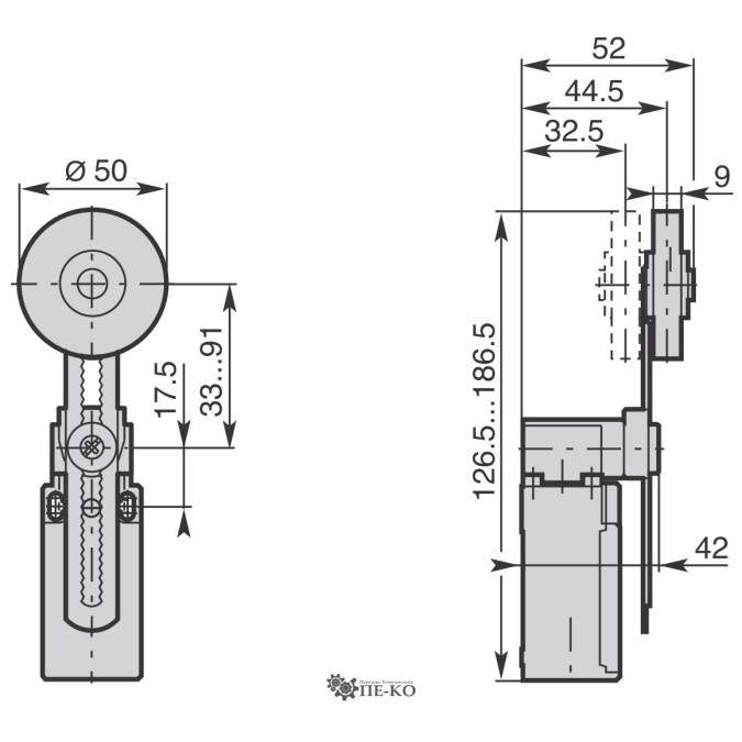 Кінцевий вимикач Comepi AP5T5200Z11