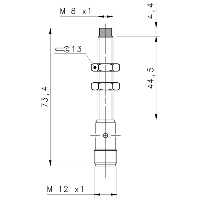 Індуктивний датчик Datalogic IS-08-C4-S2