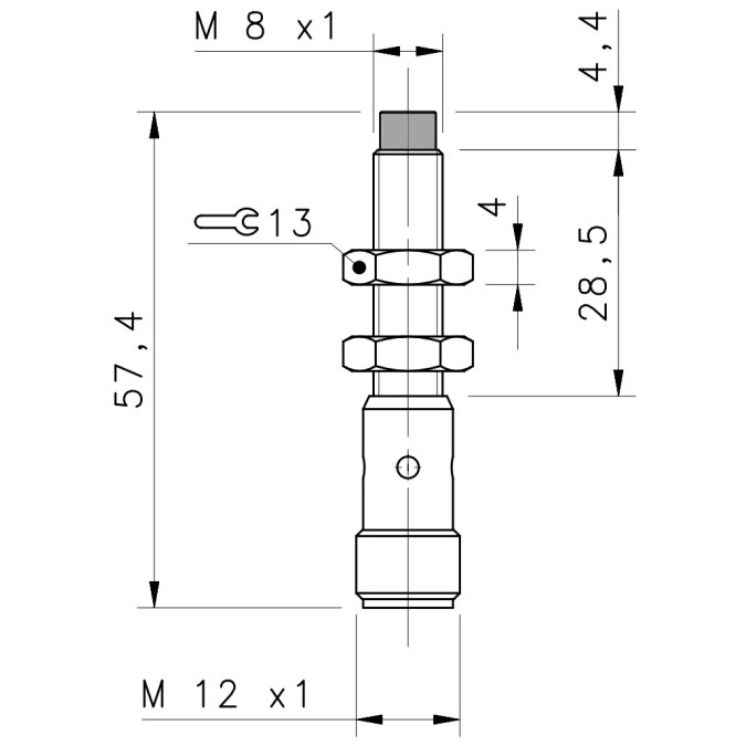 Індуктивний датчик Datalogic IS-08-D3-S2