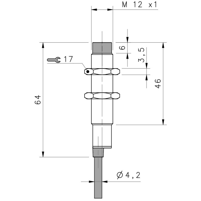 Індуктивний датчик Datalogic IS-12-C9-03