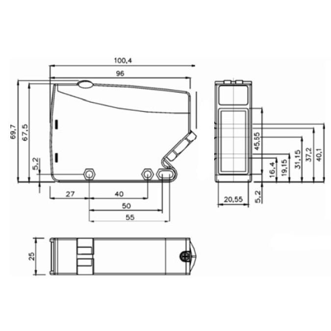 Оптичний датчик Datalogic S300-PA-1-M06-RX