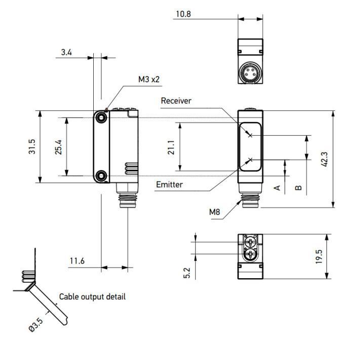 Оптичний датчик Datalogic S3N-PR-2-B01-PD