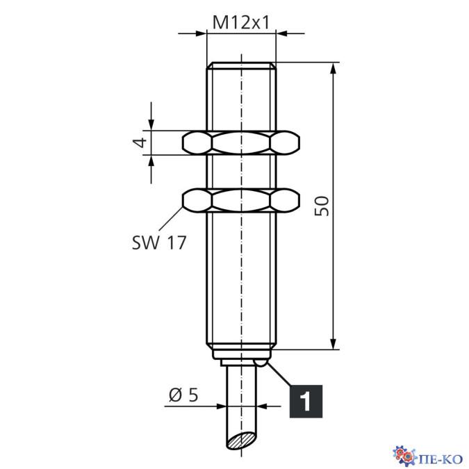 Індуктивний датчик di-soric D7B 12 VB 03 NS-3