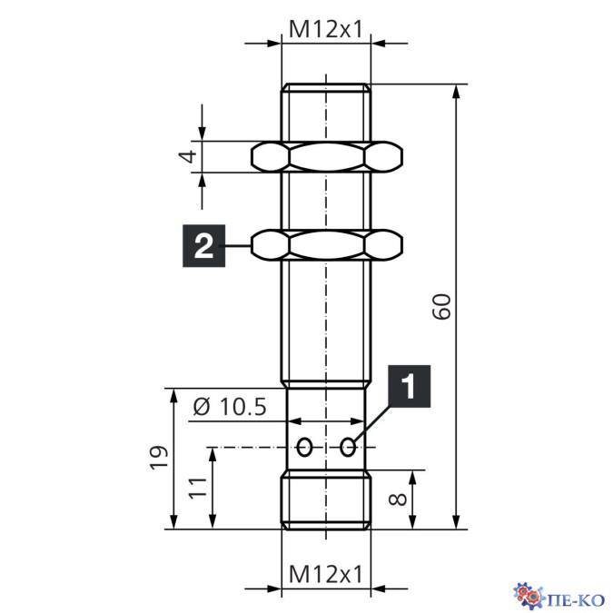 Індуктивний датчик di-soric D7B 12 VB 03 PS-B3
