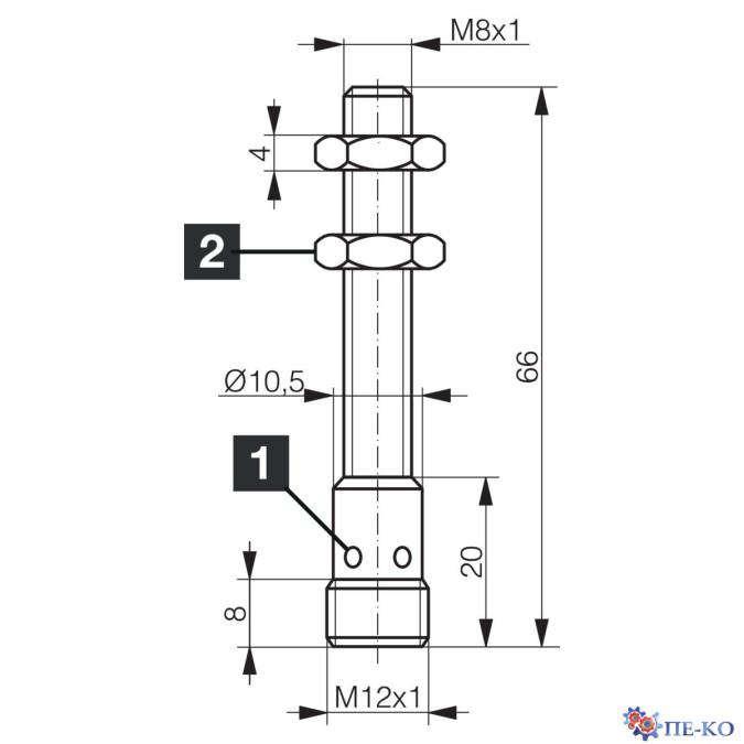Індуктивний датчик di-soric D7C 08 V 03 NOK-IBSL