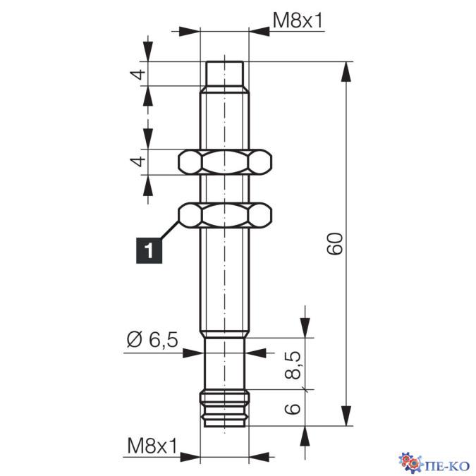 Індуктивний датчик di-soric D7C 08 V 06 NSK-TSL