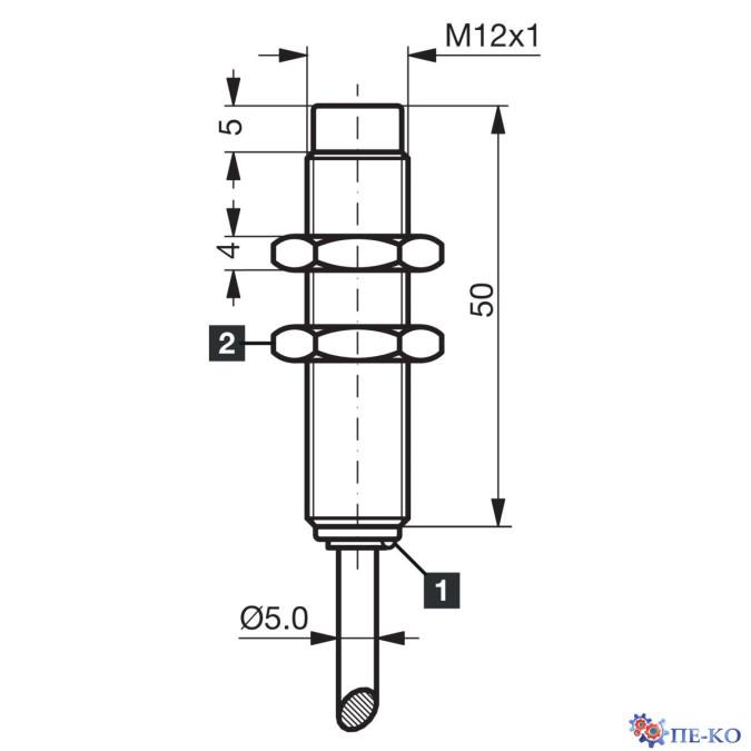 Індуктивний датчик di-soric D7C 12 V 04 PSLK