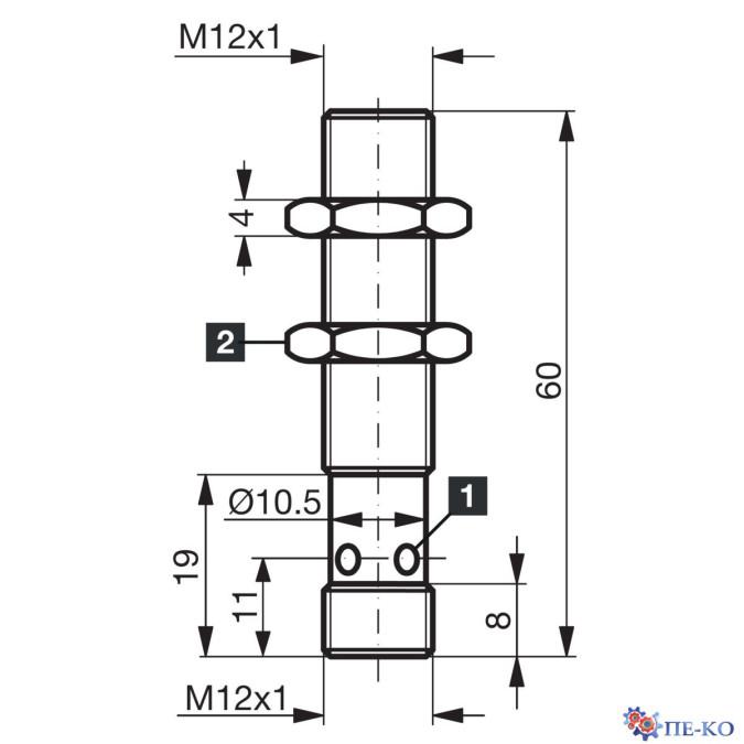 Індуктивний датчик di-soric D7C 12 V 06 PSK-IBSL