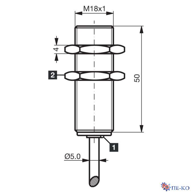 Індуктивний датчик di-soric D7C 18 V 10 NOLK