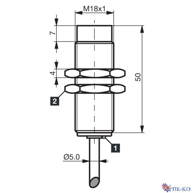 Індуктивний датчик di-soric D7C 18 V 20 NSLK