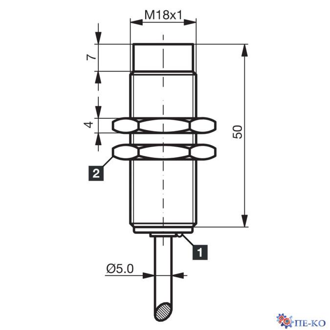 Індуктивний датчик di-soric D7C 18 V 20 PSLK