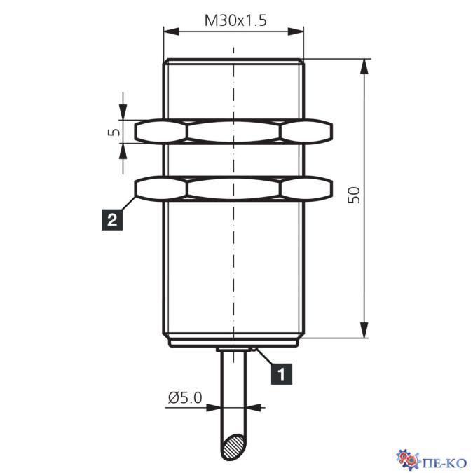 Індуктивний датчик di-soric D7C 30 V 20 PSLK