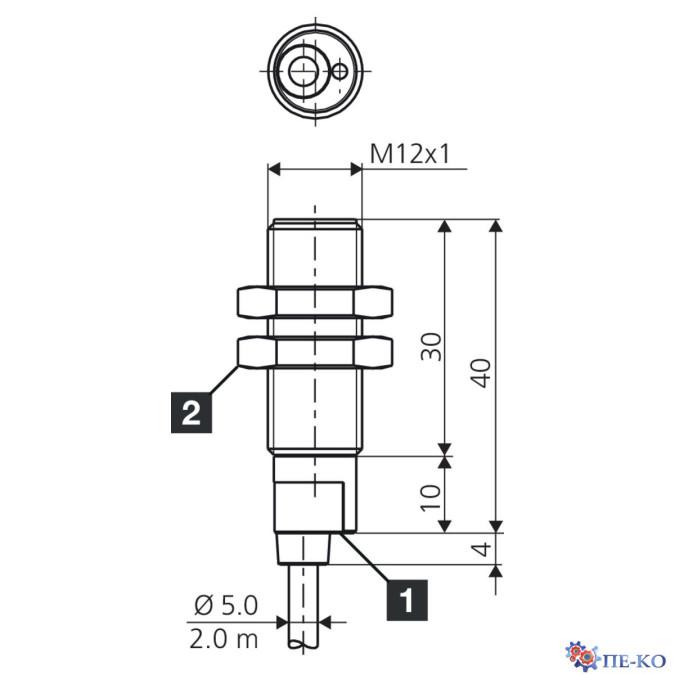Індуктивний датчик di-soric DCBK 12 MB 02 PS-3