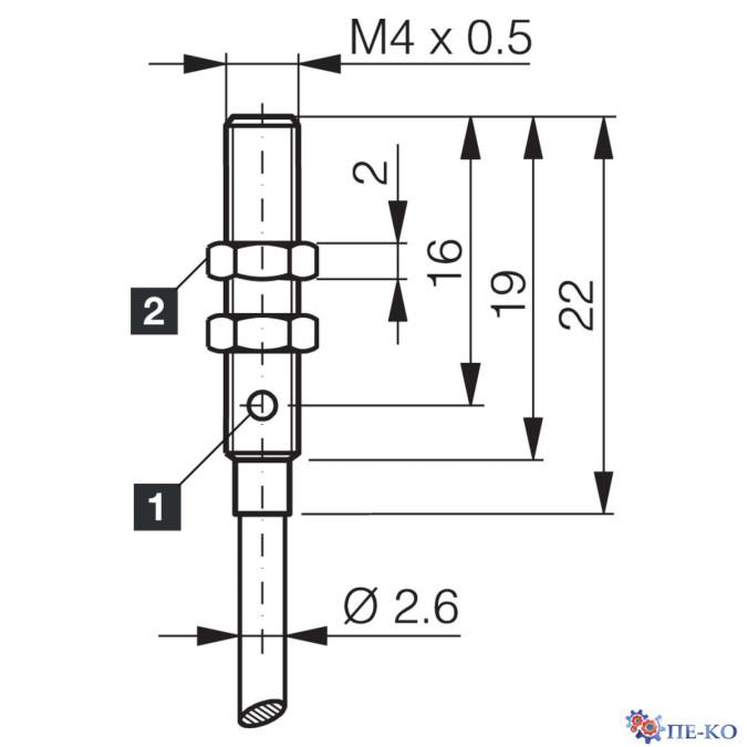 Індуктивний датчик di-soric DCC 04 V 1.0 PSLK