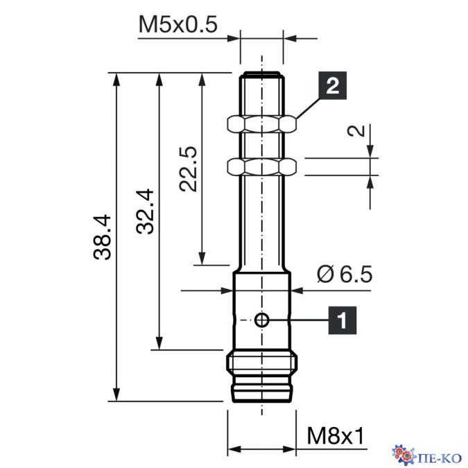 Індуктивний датчик di-soric DCC 05 V 0.8 PSK-TSL