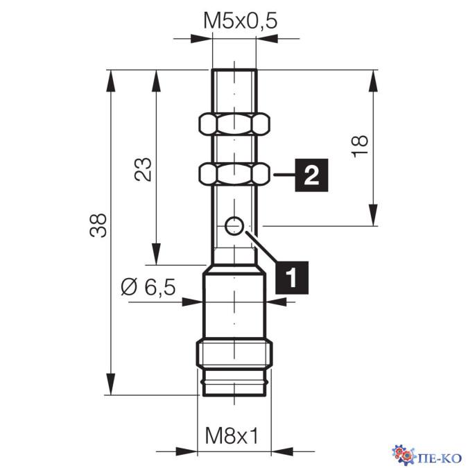 Індуктивний датчик di-soric DCC 05 V 1.5 NOK-TSL