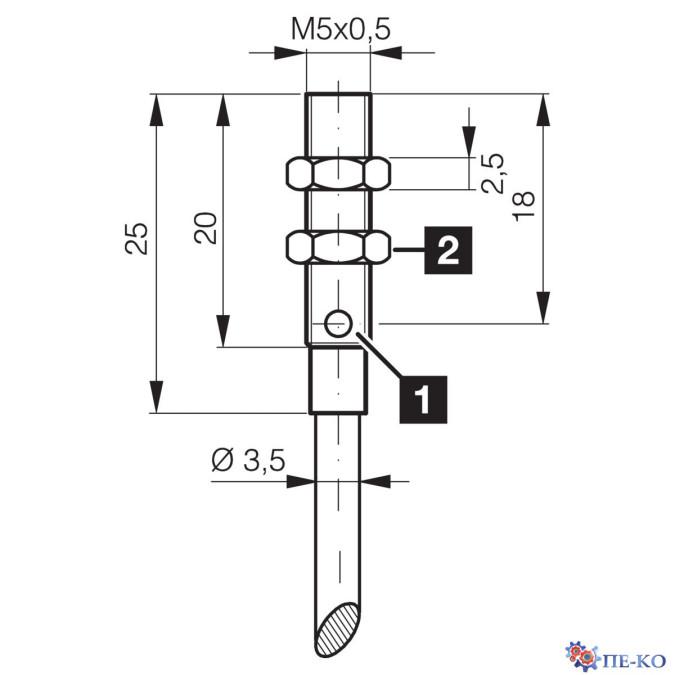 Індуктивний датчик di-soric DCC 05 V 1.5 NSLK