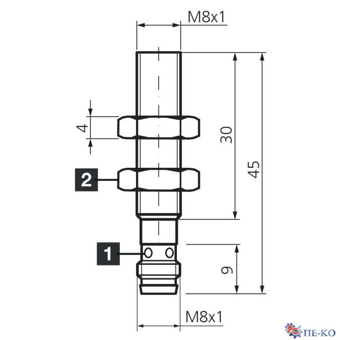 Індуктивний датчик di-soric DCC 08 M 02 NSK-TSL