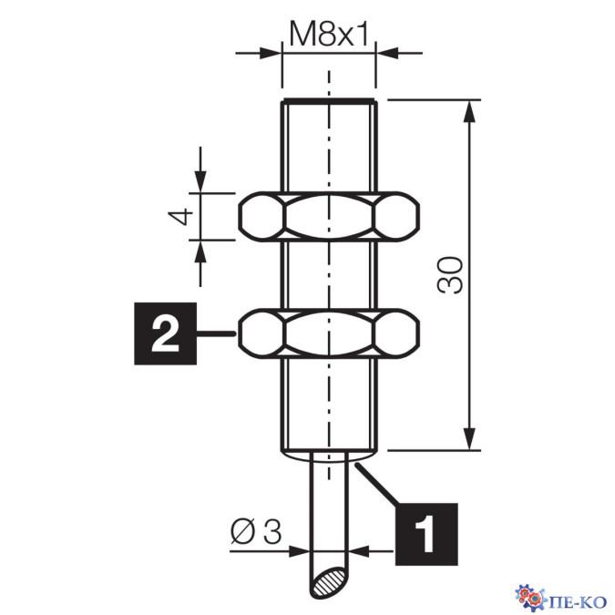 Індуктивний датчик di-soric DCC 08 M 1.5 NSLK/30