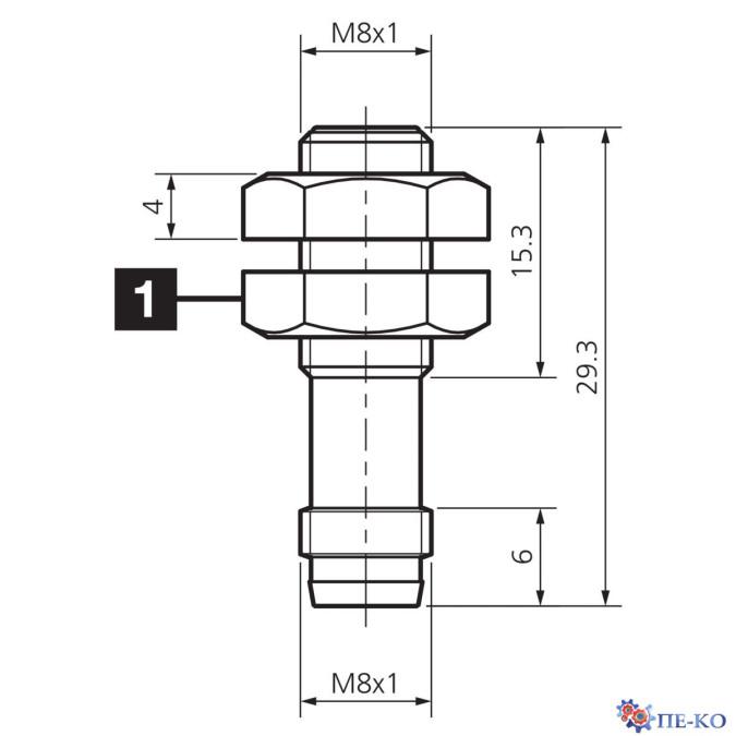 Індуктивний датчик di-soric DCC 08 M 02 POK-TSL/29
