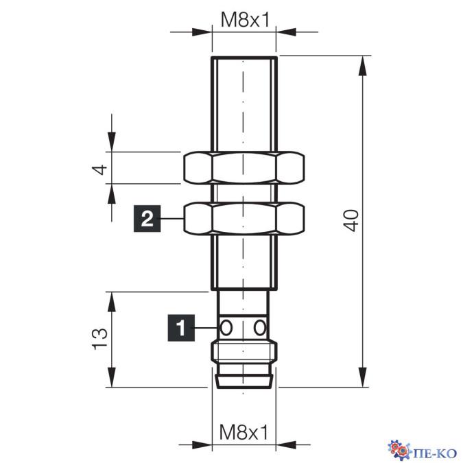 Індуктивний датчик di-soric DCC 08 M 02 PSK-TSL/40