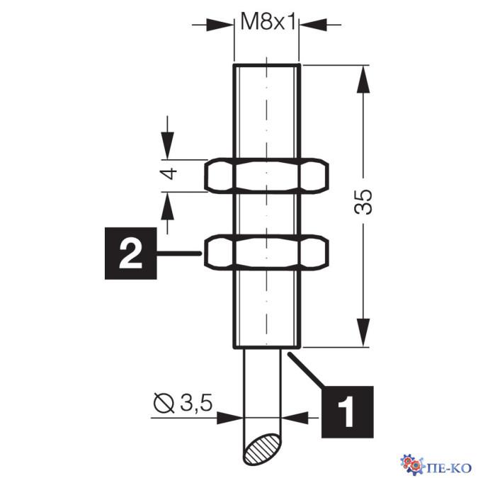 Індуктивний датчик di-soric DCC 08 M 02 PSLK