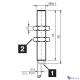Індуктивний датчик di-soric DCC 08 M 03 NSLK