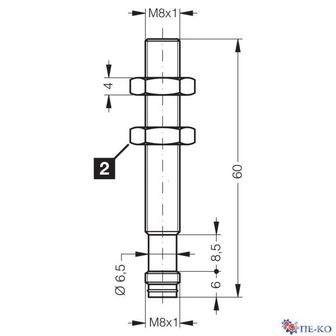 Індуктивний датчик di-soric DCC 08 M 04/10 AK-TSL