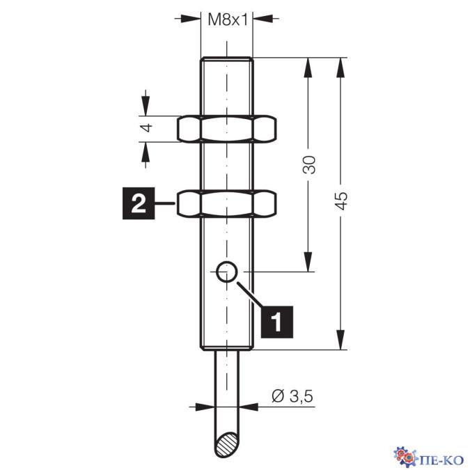 Індуктивний датчик di-soric DCC 08 M 04 NOLK