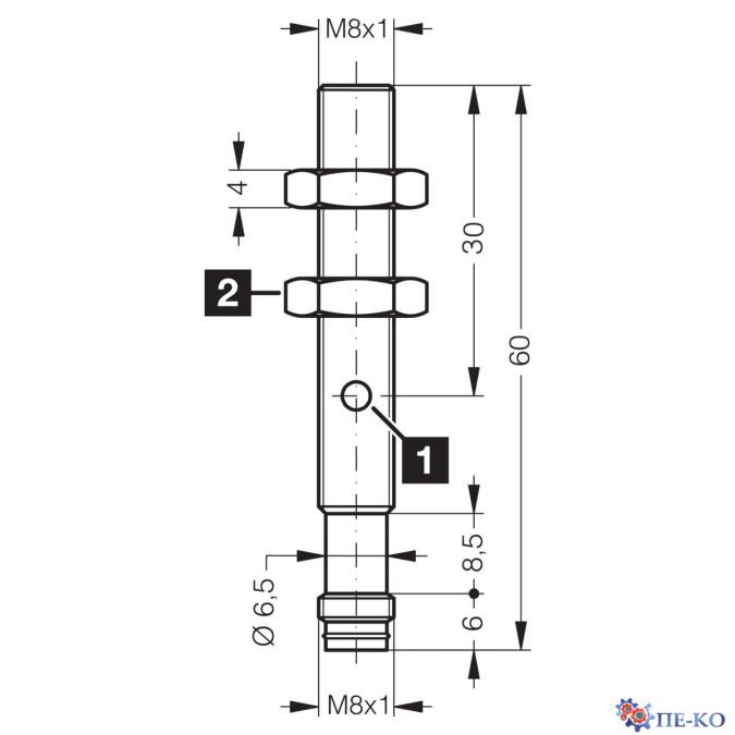 Індуктивний датчик di-soric DCC 08 M 04 NSK-TSL