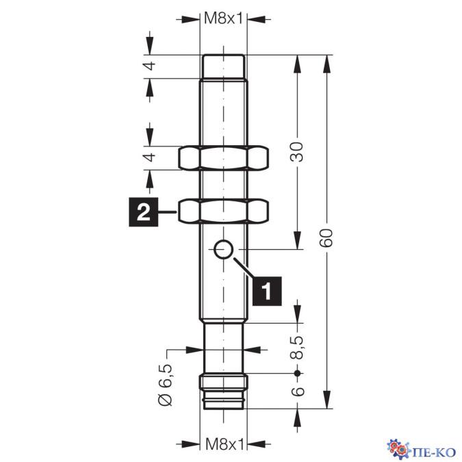 Індуктивний датчик di-soric DCC 08 M 06 NOK-TSL