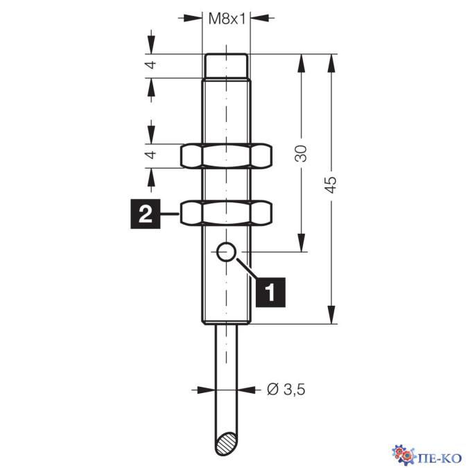 Індуктивний датчик di-soric DCC 08 M 06 POLK