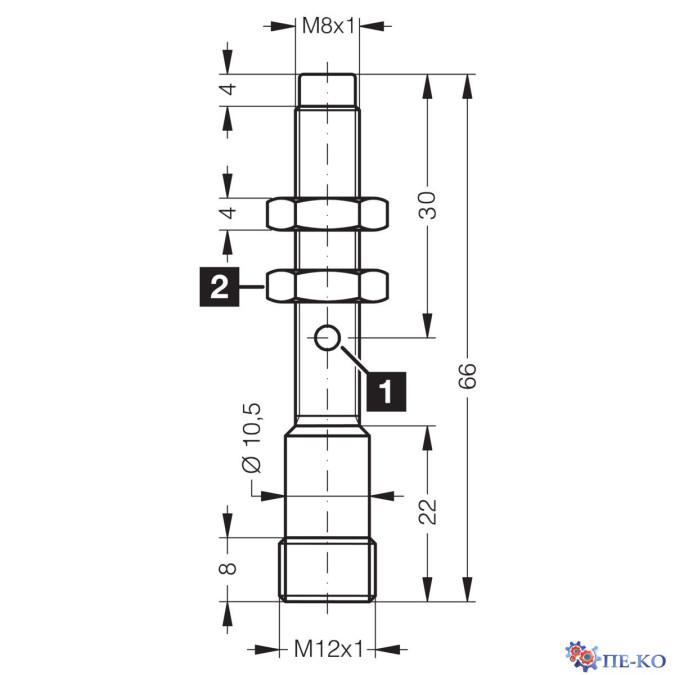 Індуктивний датчик di-soric DCC 08 M 06 PSK-IBSL