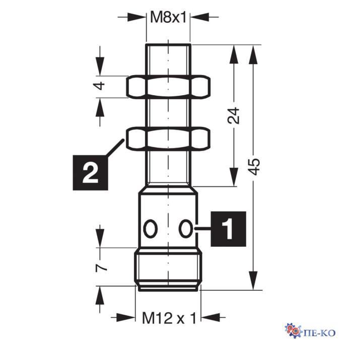 Індуктивний датчик di-soric DCC 08 M 1.5 PSK-IBSL