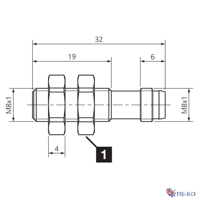 Індуктивний датчик di-soric DCC 08 M 1.5 PSK-TSL/32