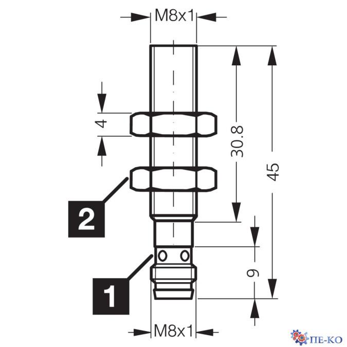 Індуктивний датчик di-soric DCC 08 M 1.5 PSK-TSL