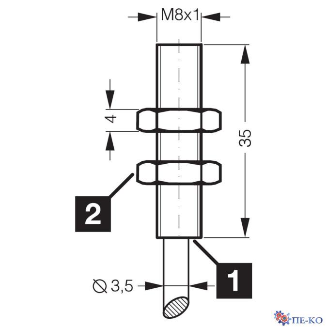 Індуктивний датчик di-soric DCC 08 M 1.5 PSLK