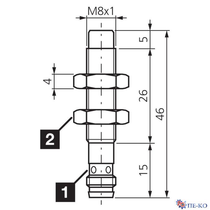 Індуктивний датчик di-soric DCC 08 V 04NB PSK-TSL