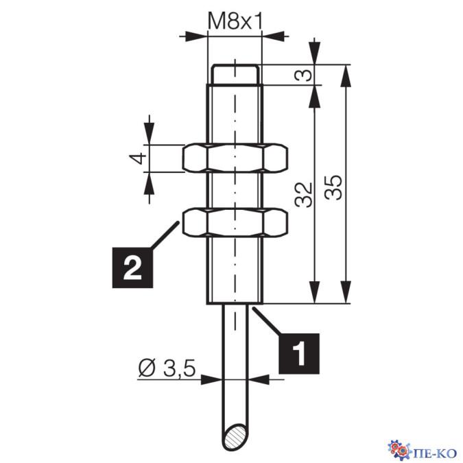 Індуктивний датчик di-soric DCC 08 V 04NB PSLK