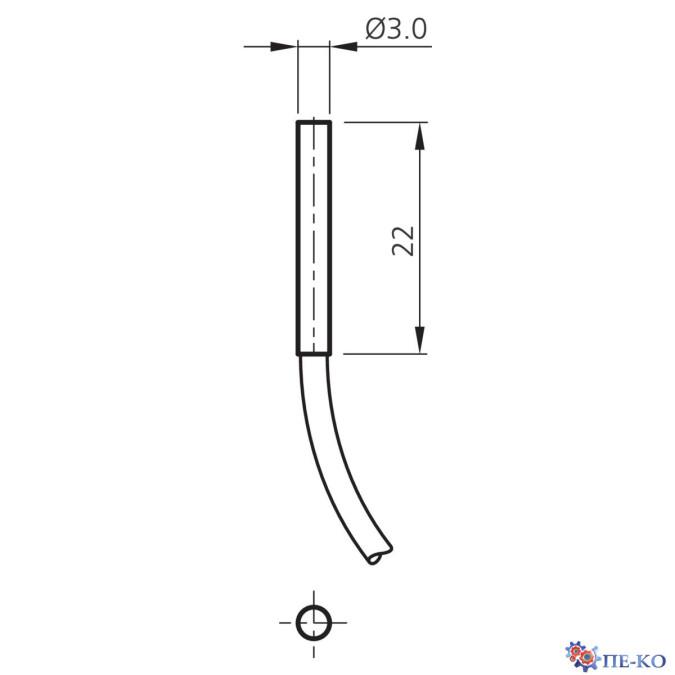 Індуктивний датчик di-soric DCC 08 V 1.5 NAMUR