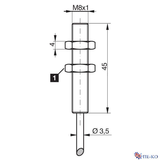 Індуктивний датчик di-soric DCC 08 V 2.5 PSLK-E