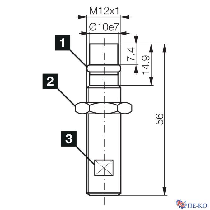 Індуктивний датчик di-soric DCC 12 V 1.5 PSK-IBSL 500/56