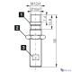 Індуктивний датчик di-soric DCC 12 V 1.5 PSK-IBSL 500/56