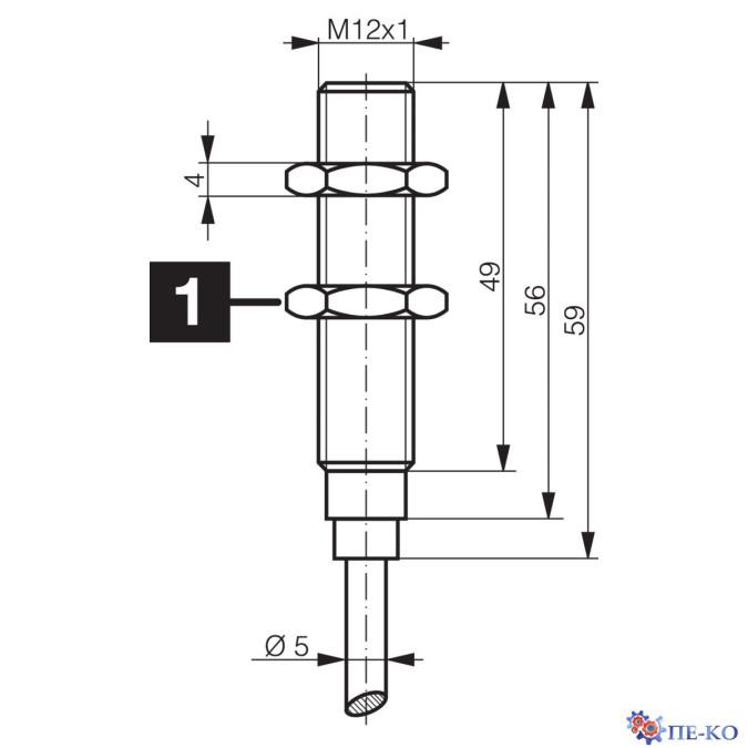 Індуктивний датчик di-soric DCC 12 VH 03 NSK/150