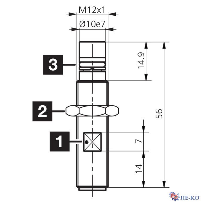 Індуктивний датчик di-soric DCC 12 VHD 2 PS-B3-56-4