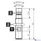 Індуктивний датчик di-soric DCC 12 VHD 2 PS-B3-56-7