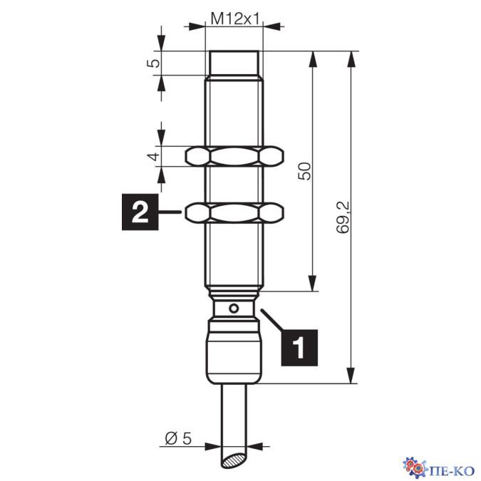 Індуктивний датчик di-soric DCC 12 VL 10 NOLK