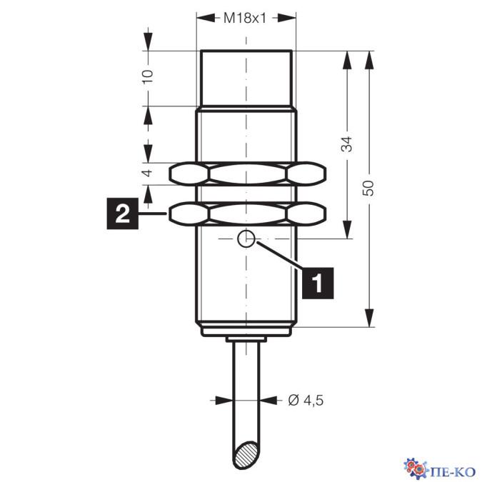 Індуктивний датчик di-soric DCC 18 M 20 PSLK