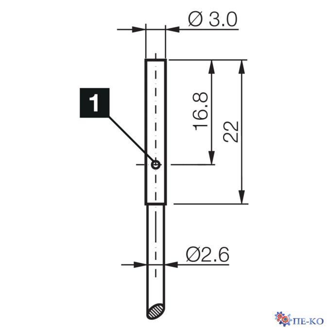Індуктивний датчик di-soric DCC 3.0 V 0.6 NOLK
